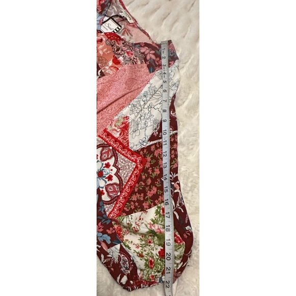 Lot of 2 ANDREE By Unit Brand Colorful Floral Blouses 100% Rayon Women's Size S - Picture 7 of 16